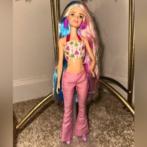 Barbie blue hair